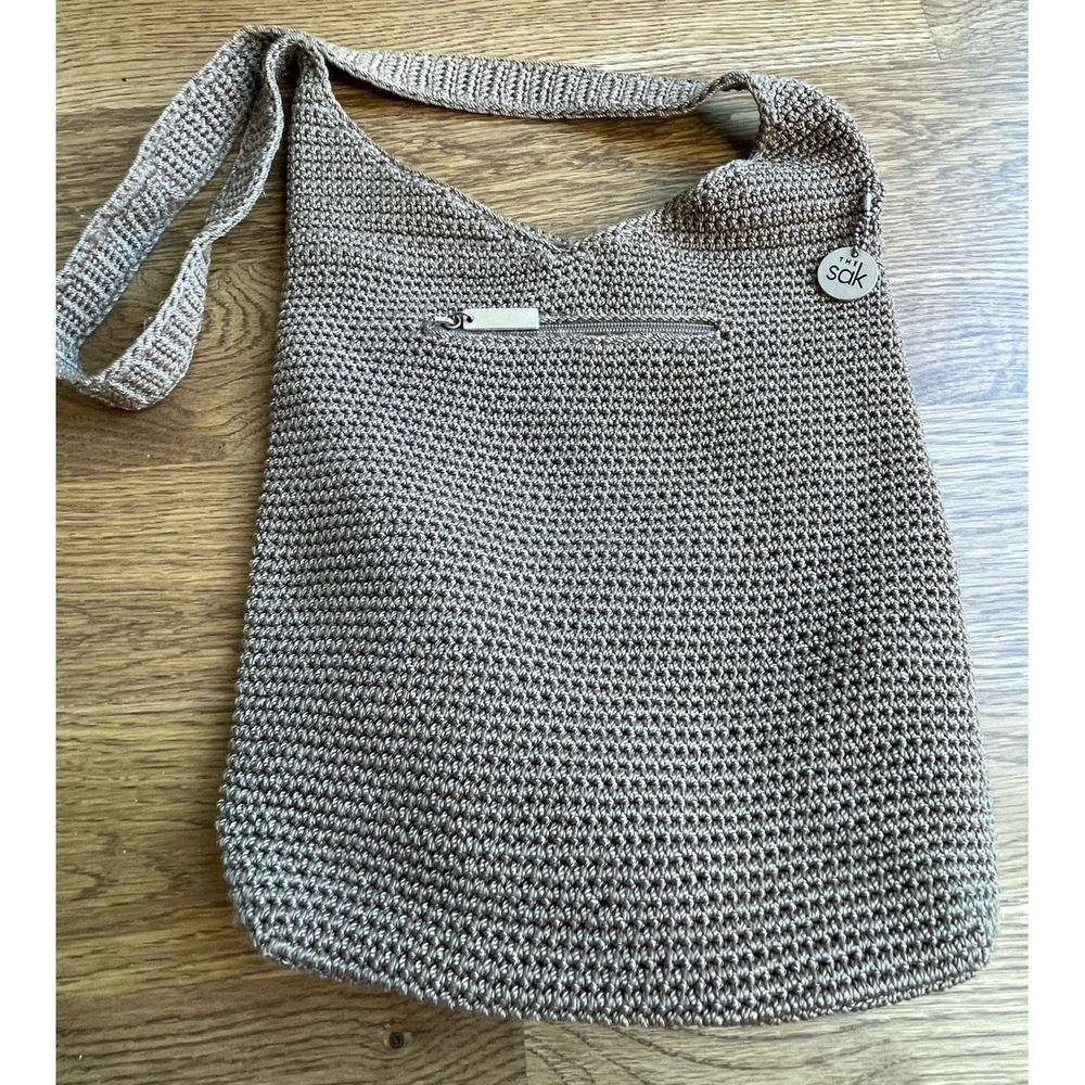 The Sak Purse Crochet Beige shoulder bag